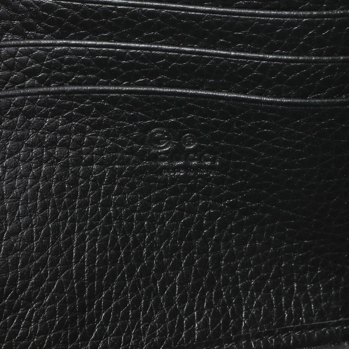 Gucci Black Calfskin GG Marmont Chain Wallet Handbags Gucci