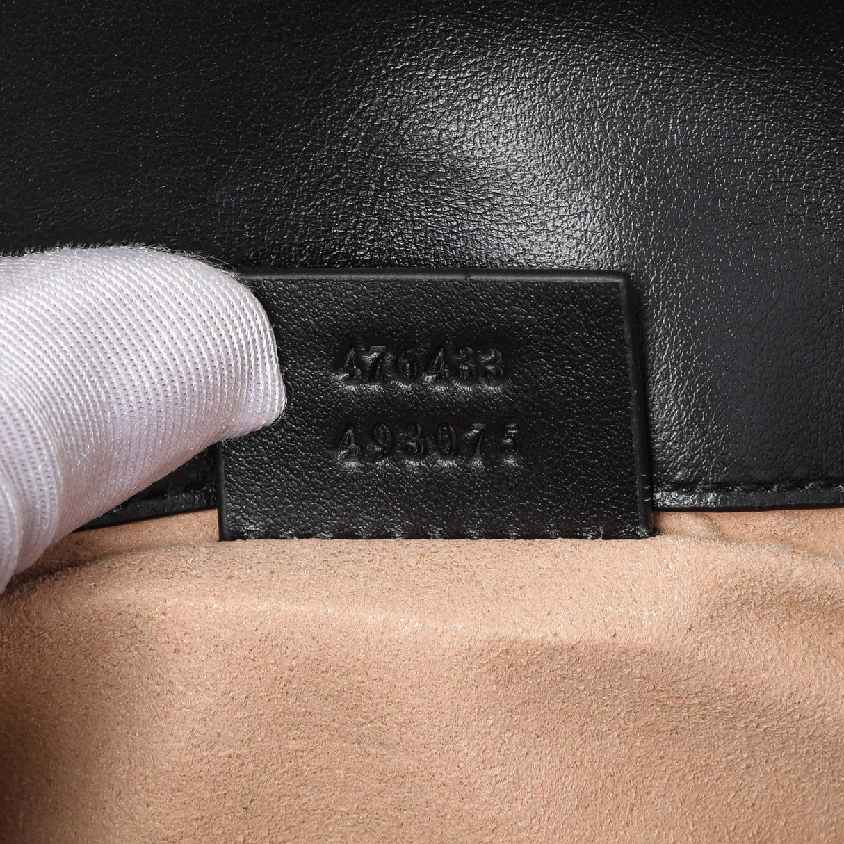 Gucci Black Calfskin Matelasse Super Mini GG Marmont Handbags Gucci