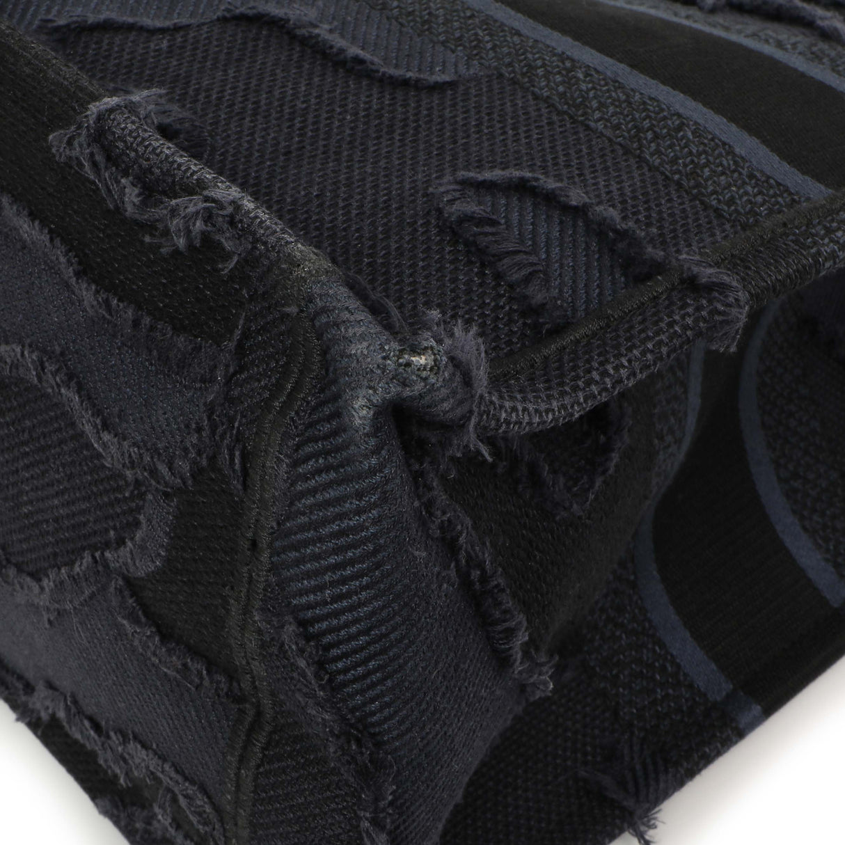 Christian Dior Blue Embroidered Camouflage Medium Book Tote Handbags Christian Dior