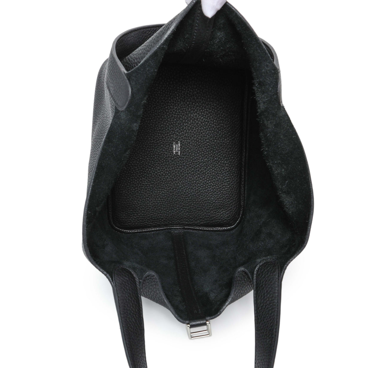 Hermes Black Clemence Picotin 22 Handbags Hermes