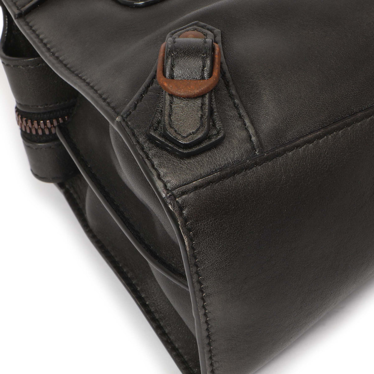 Balenciaga Black Used Calfskin Mini Neo City Handbags Balenciaga