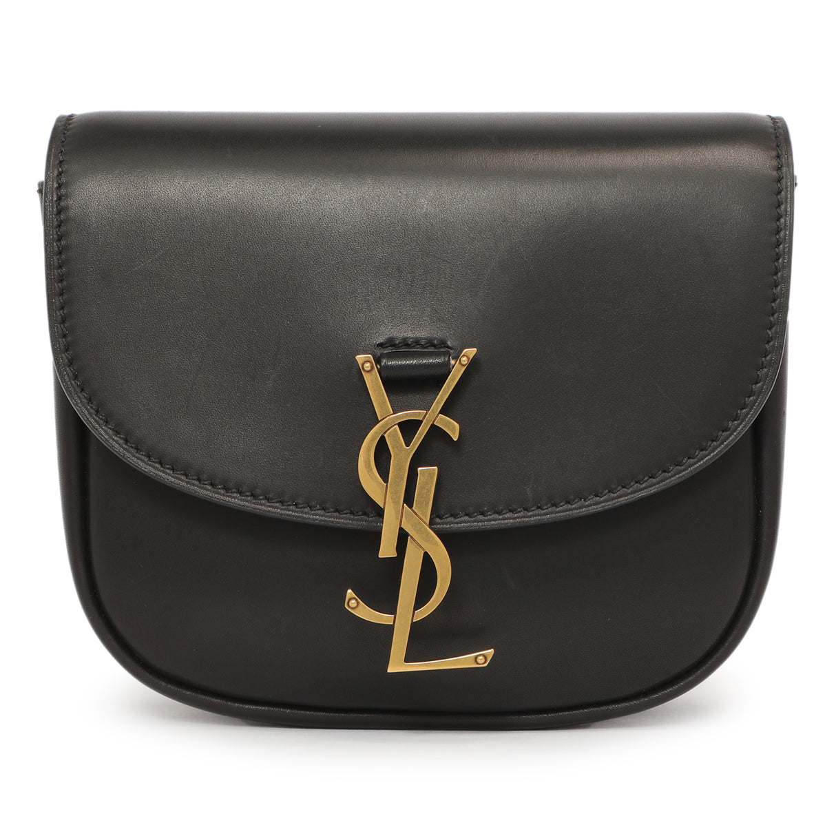 Saint Laurent Black Calfskin Small Kaia Satchel Handbags Saint Laurent