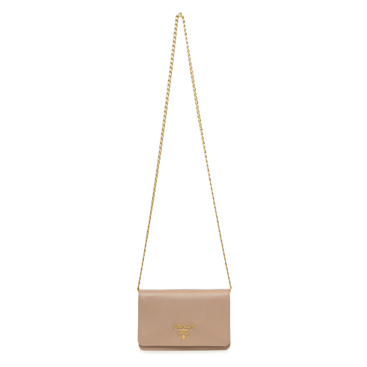 Prada Cammeo Saffiano Lux Chain Wallet Handbags Prada