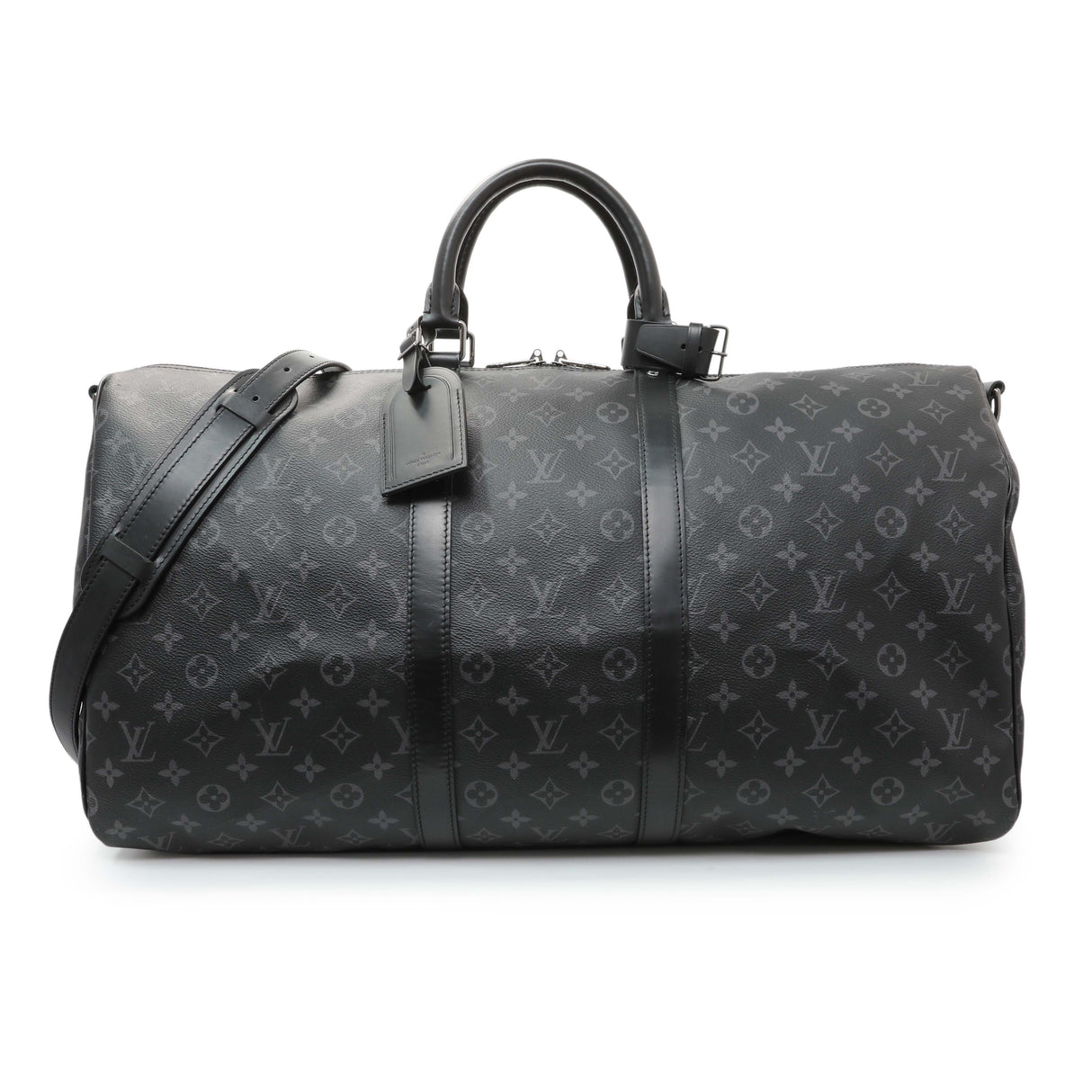 Louis Vuitton Monogram Eclipse Keepall Bandouliere 55 Handbags Louis Vuitton