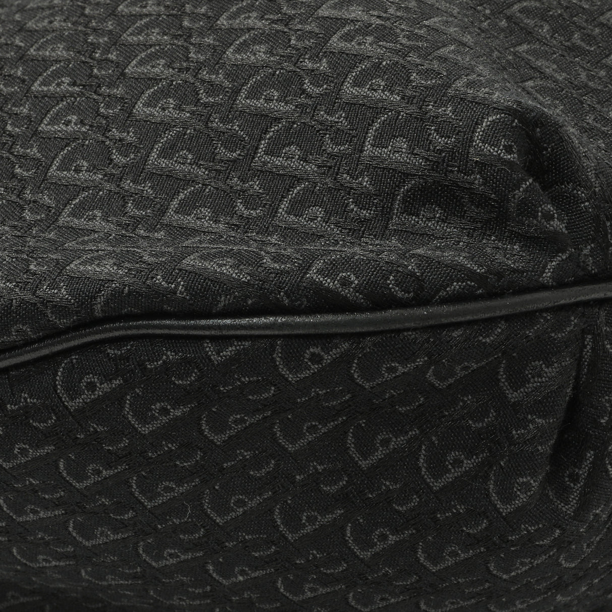 Christian Dior Black Monogram Buckle Hobo Handbags Modaselle