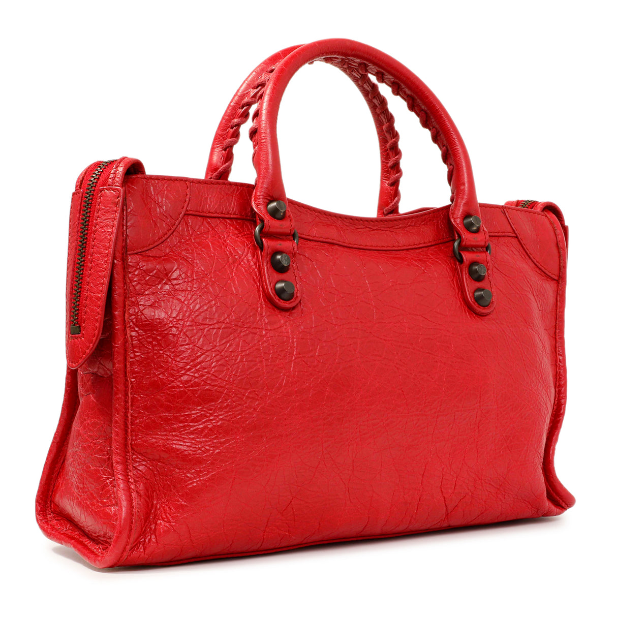 Balenciaga Red Agneau Classic Hardware S City Handbags Balenciaga