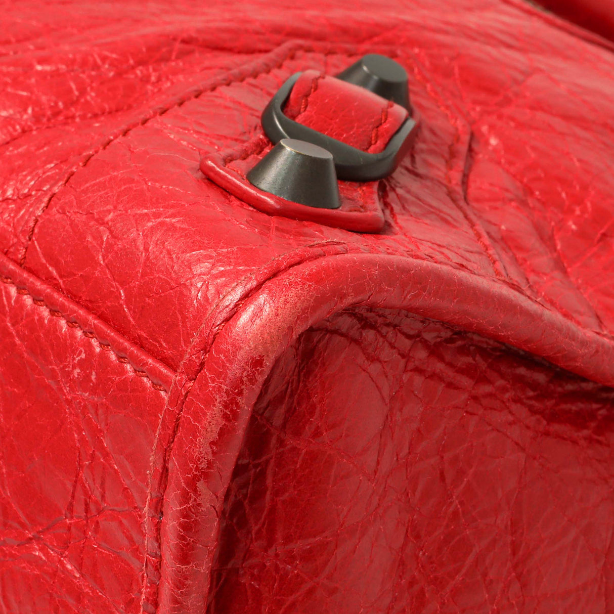 Balenciaga Red Agneau Classic Hardware S City Handbags Balenciaga