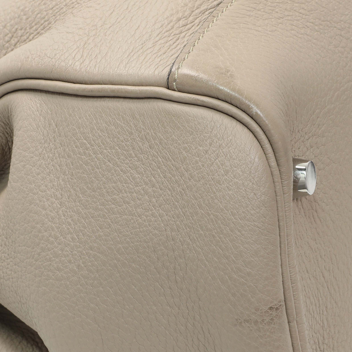 Hermes Gris Tourterelle Taurillon Clemence Atlas 35 Handbags Hermes