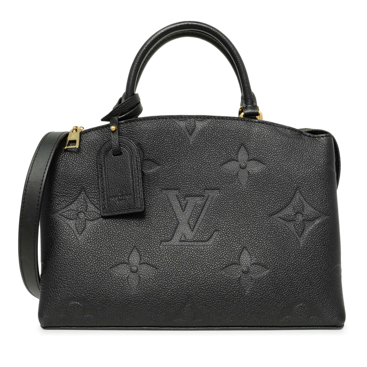 Louis Vuitton Black Empreinte Monogram Giant Petit Palais Handbags Louis Vuitton