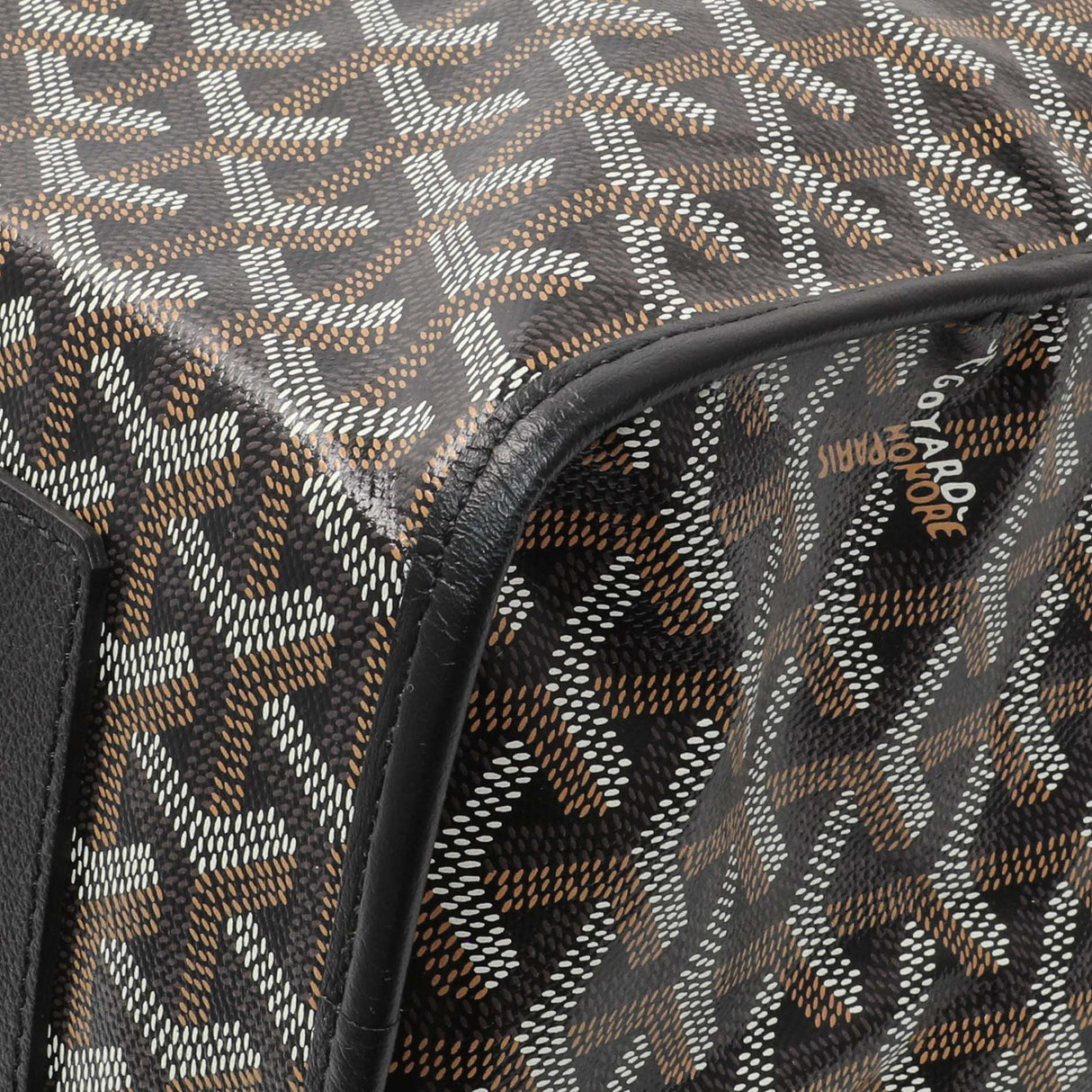 Goyard Black Goyardine Saint Leger Soft Briefacase Backpack Handbags Goyard