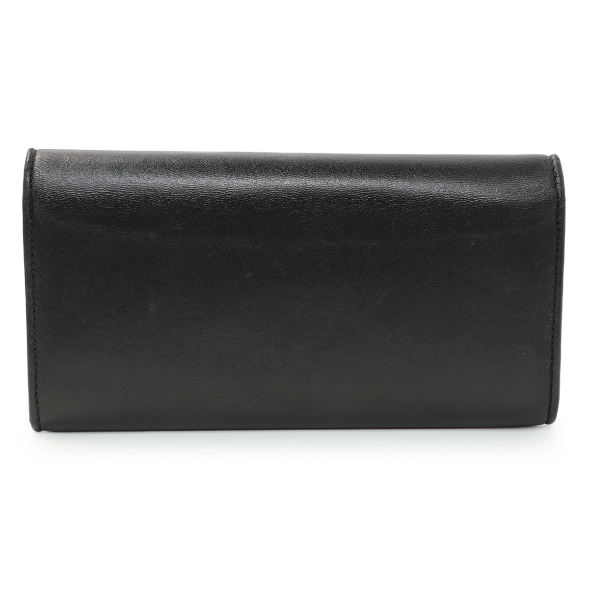 Celine Black Calfskin Large Triomphe Wallet Accessories Celine