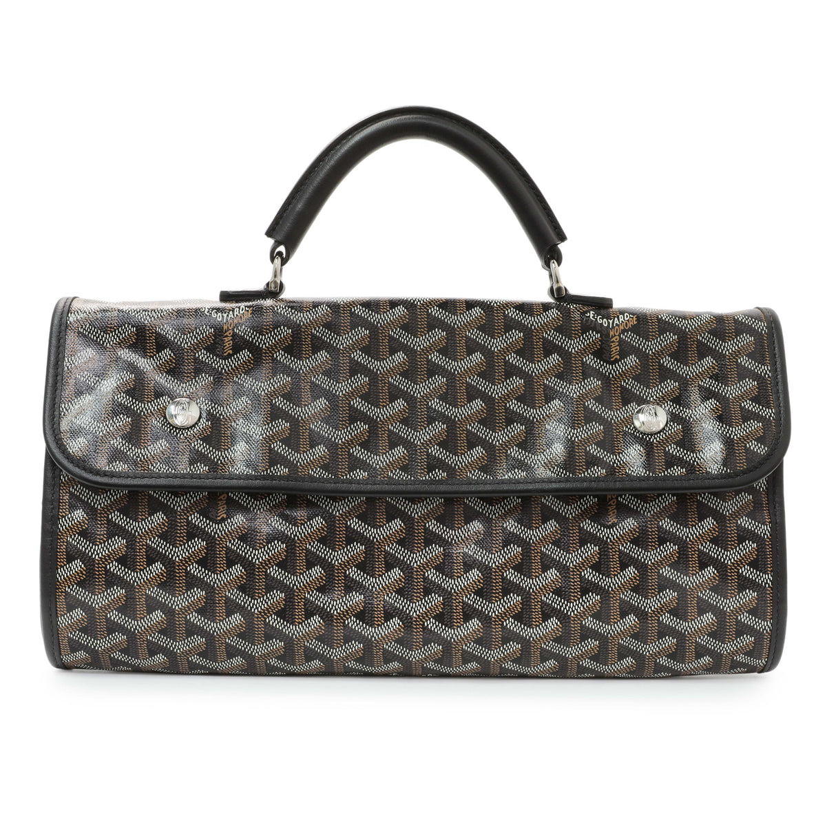 Goyard Black Goyardine Saint Leger Soft Briefacase Backpack Handbags Goyard