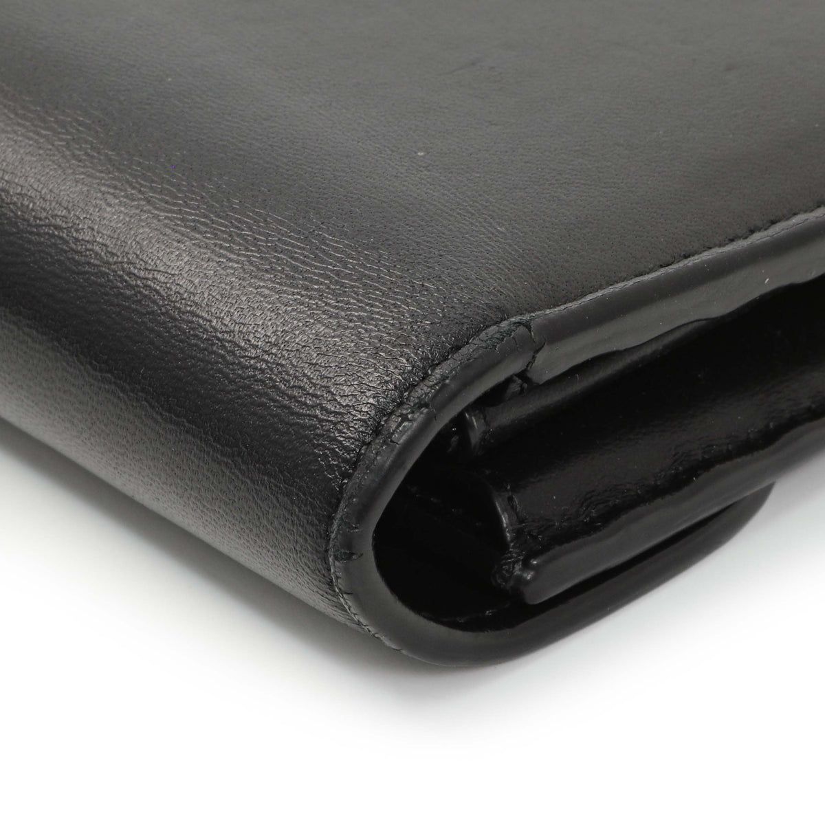 Celine Black Calfskin Large Triomphe Wallet Accessories Celine