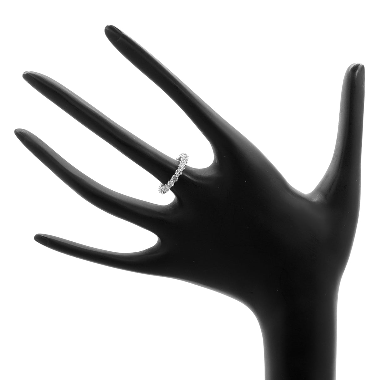 Tiffany & Co. Platinum Diamond 3mm Forever Eternity Ring Designer Jewellery Tiffany and Co