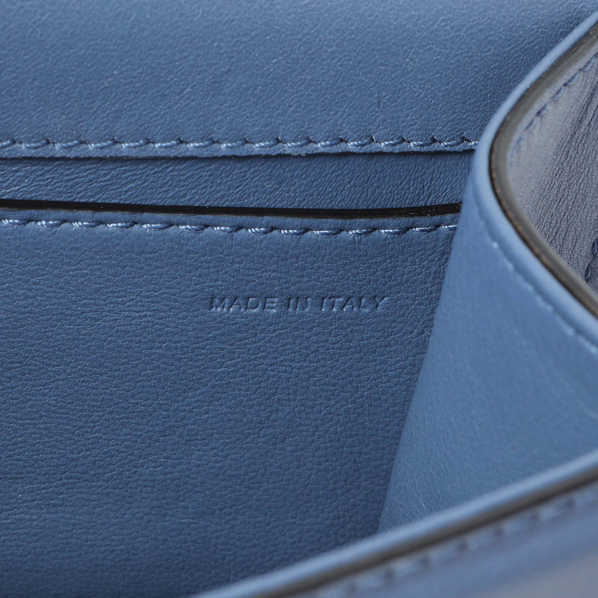 Valentino Blue Calfskin Vlogo Small Loco Shoulder Bag Handbags Valentino