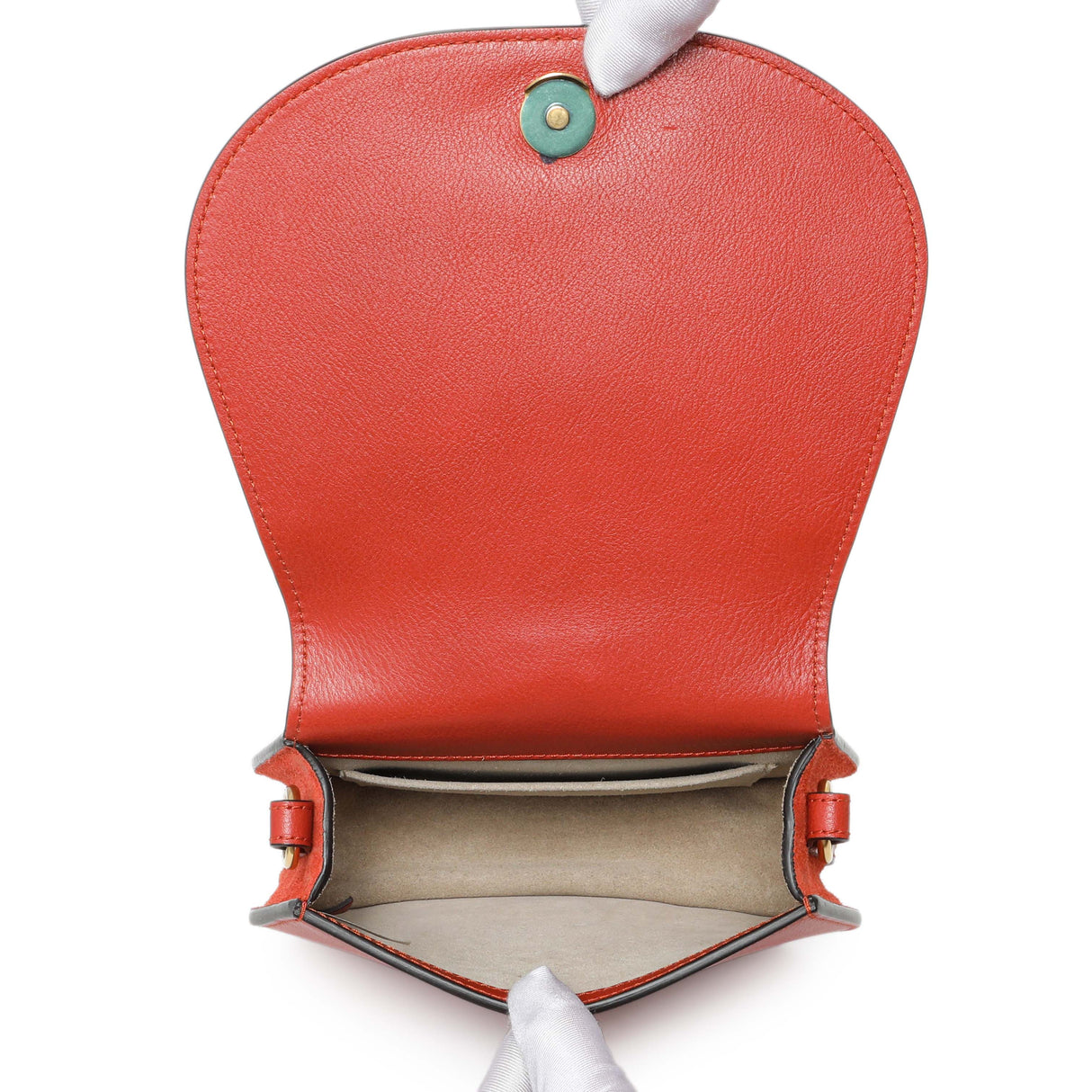 Chloe Red Calfskin Small Nile Bracelet Bag Handbags Chloe
