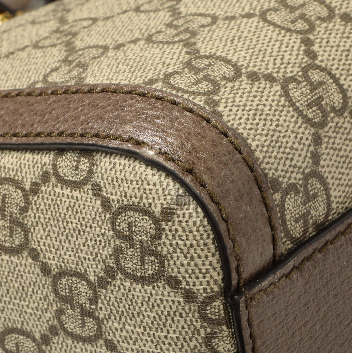 Gucci GG Supreme Monogram Web Medium Ophidia Boston Handbags Gucci