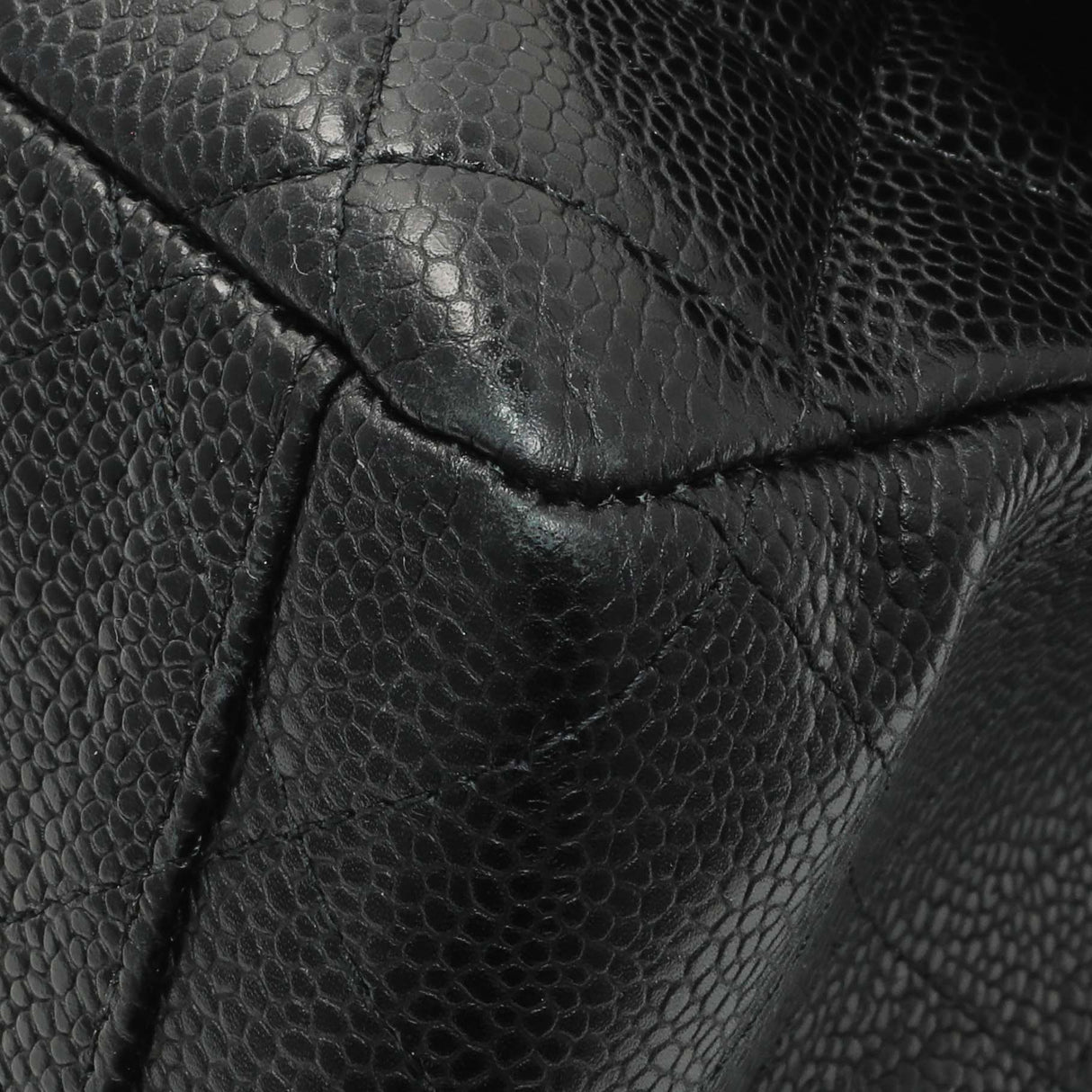 Chanel Black Quilted Caviar Maxi Single Flap Handbags Chanel