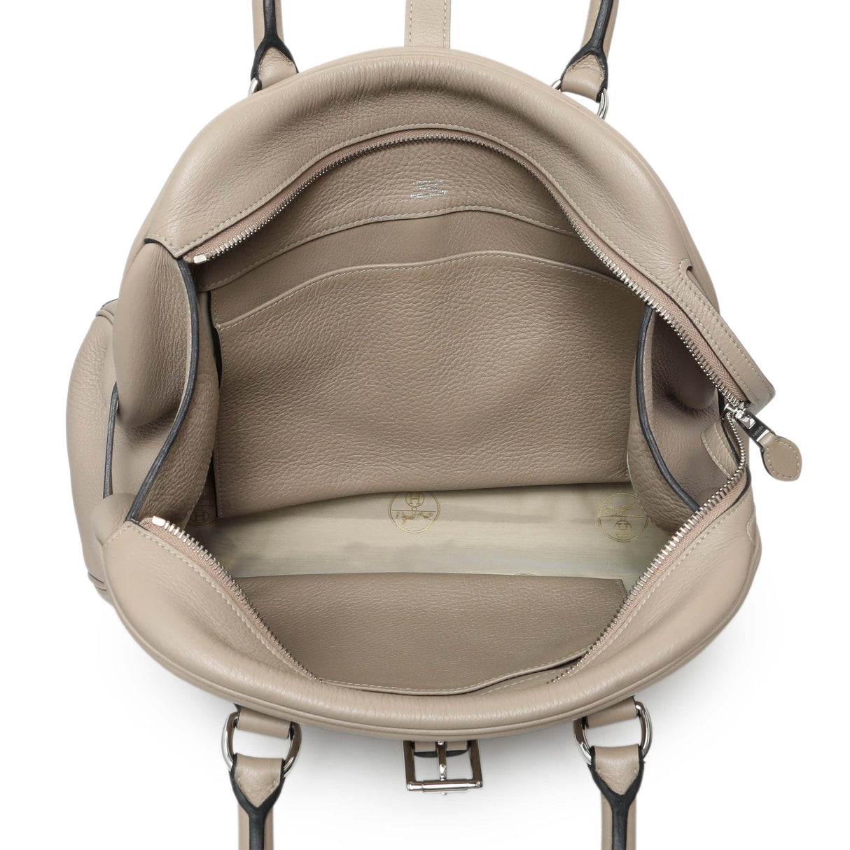 Hermes Gris Tourterelle Taurillon Clemence Atlas 35 Handbags Hermes