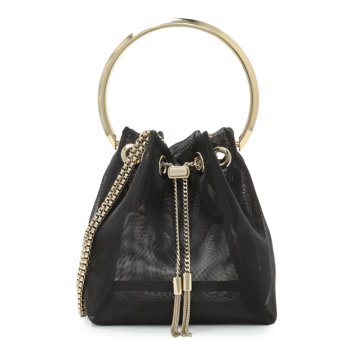 Jimmy Choo Black Mesh Bon Bon Bag Handbags Jimmy Choo
