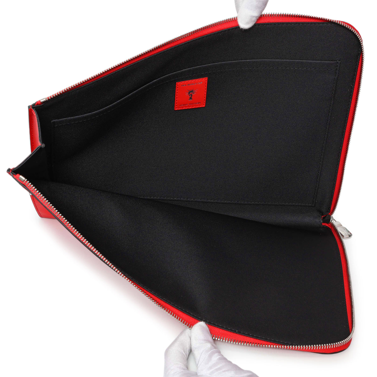 Louis Vuitton Red Epi FIFA World Cup Pochette Jour GM Accessories Louis Vuitton