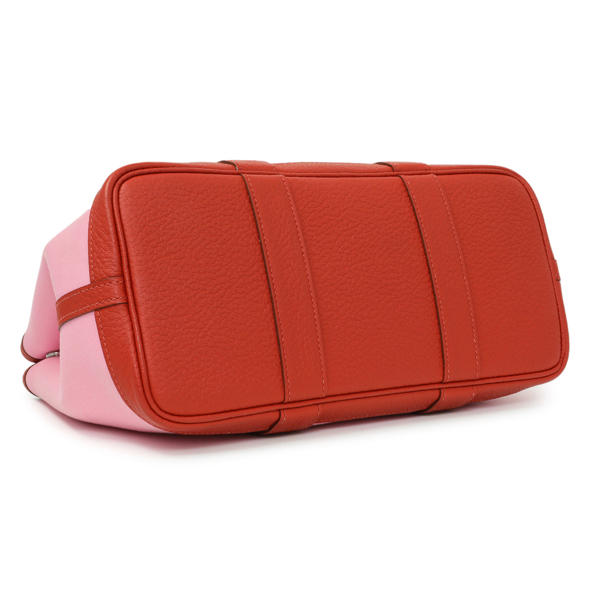 Hermes Rose Sakura Rouge Duchesse Toile Militaire Vache Country Garden Party 30 TPM Handbags Hermes