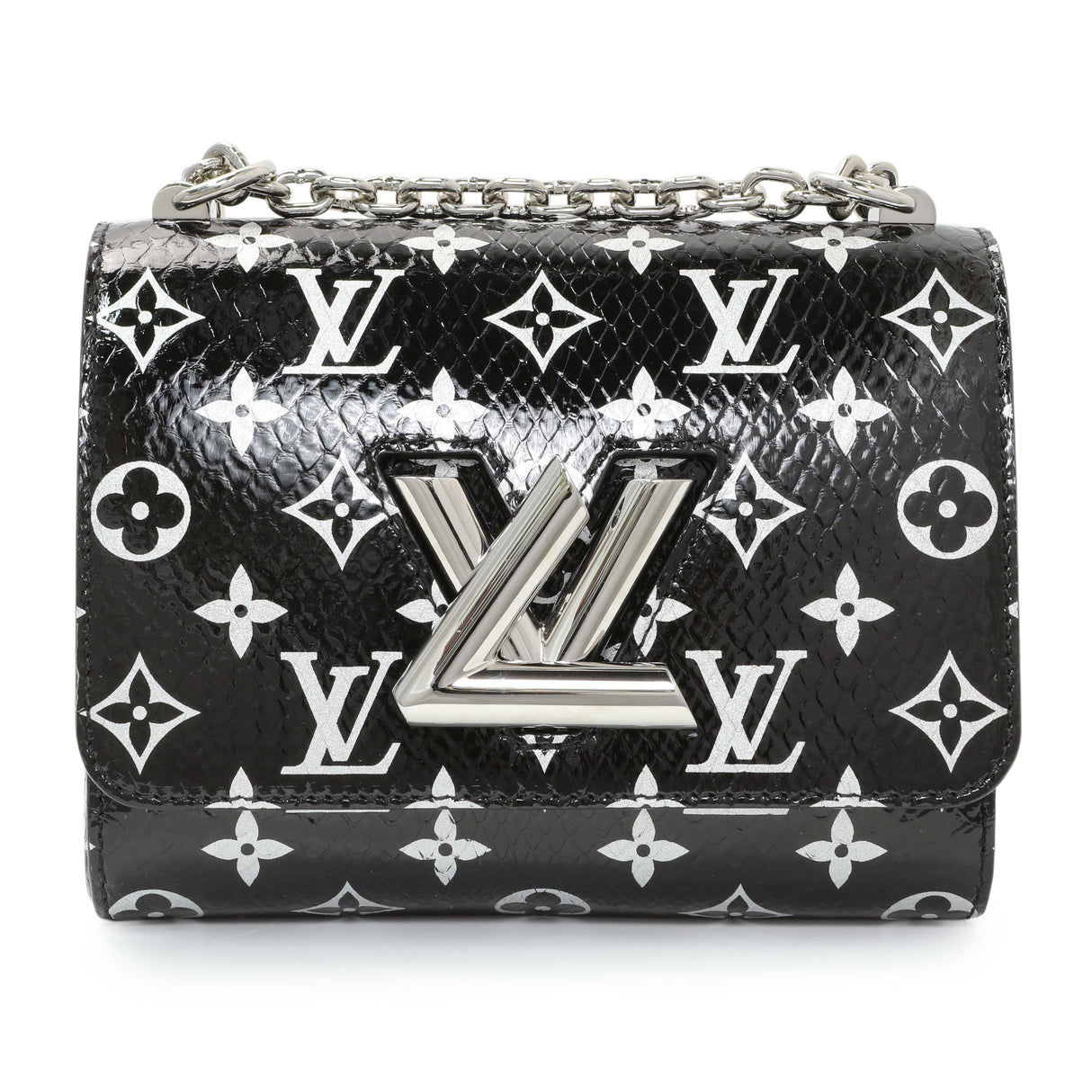 Louis Vuitton Monogram Coated Python Twist PM Handbags Louis Vuitton