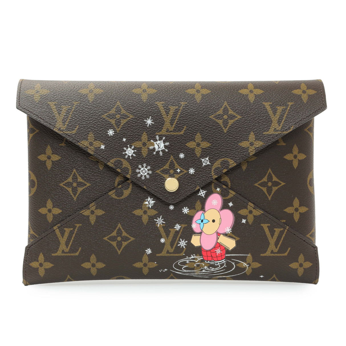 Louis Vuitton Monogram 2023 Christmas Animation Kirigami Pochette Handbags Louis Vuitton