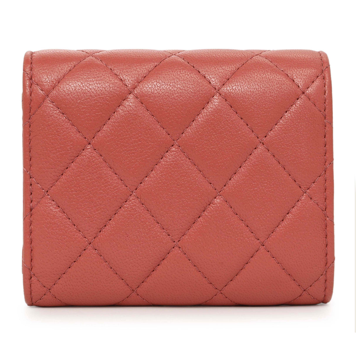 Chanel Pink Quilted Lambskin 19 Small Flap Wallet Accessories Chanel