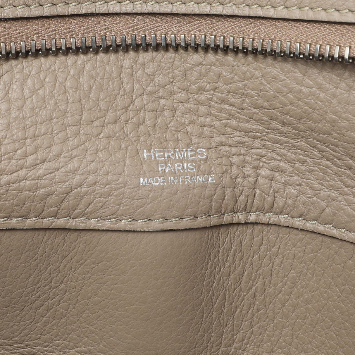 Hermes Gris Tourterelle Taurillon Clemence Atlas 35 Handbags Hermes