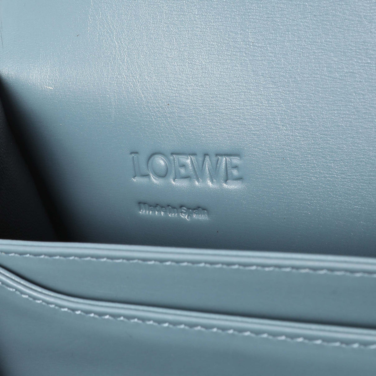 Loewe Barcelona Flap Stone Blue Medium Handbags Loewe