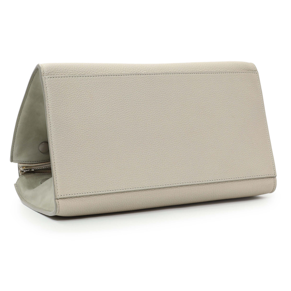 Celine Grey Spazzolato Calfskin Nubuck Small Trapeze Handbags Celine