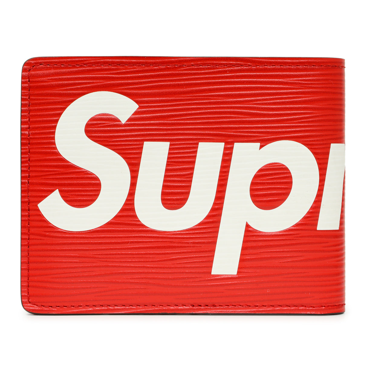 Louis Vuitton X SUPREME Red Epi Slender Wallet Accessories Louis Vuitton