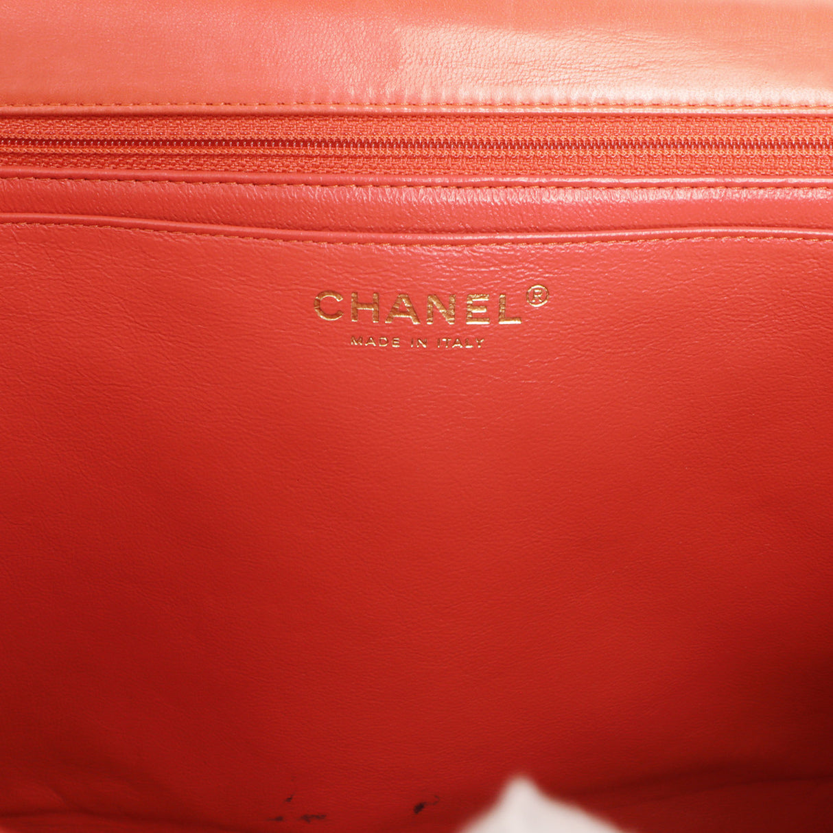 Chanel Coral Quilted Lambskin Maxi Classic Single Flap Handbags Chanel