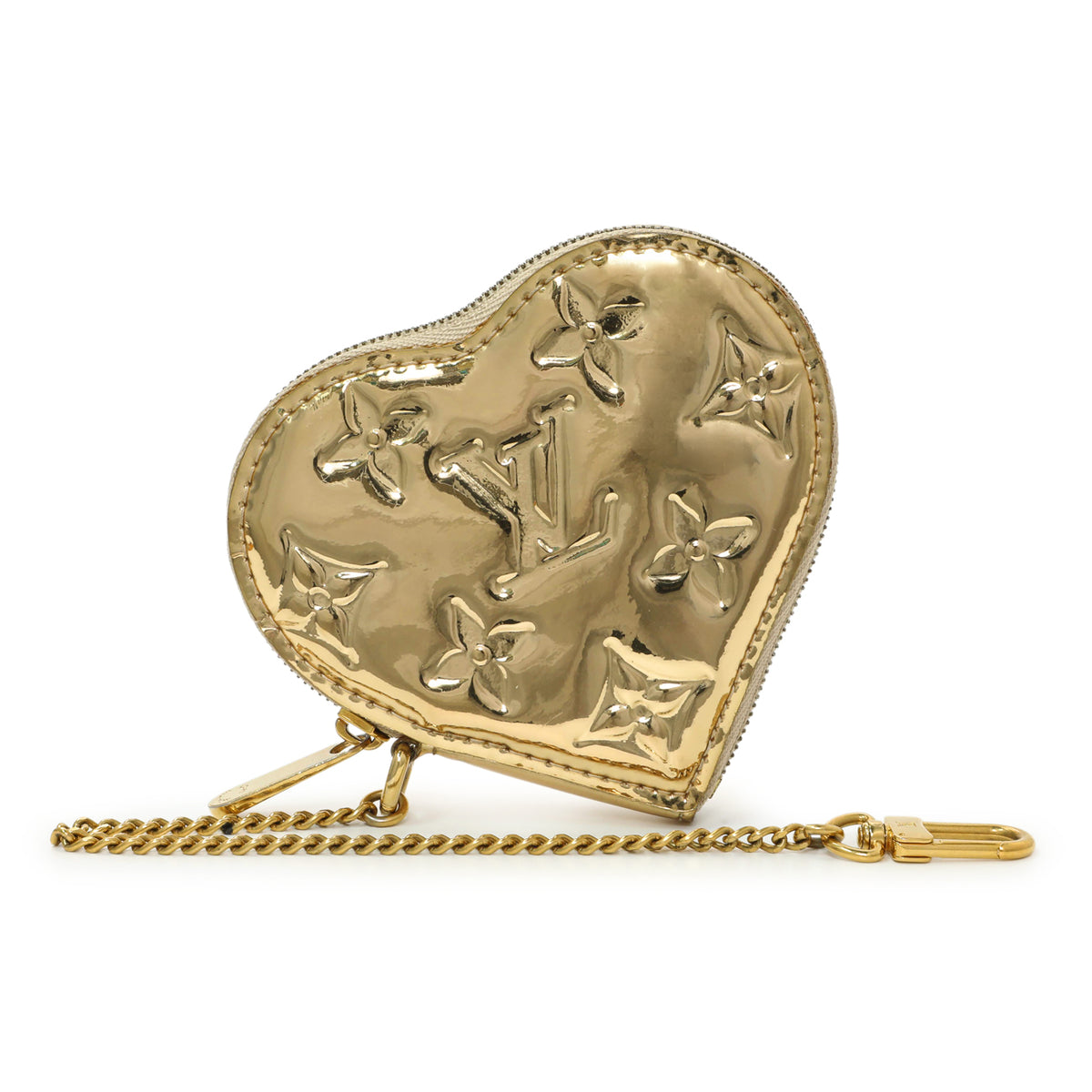 Louis Vuitton Monogram Miroir Heart Coin Purse Accessories Louis Vuitton