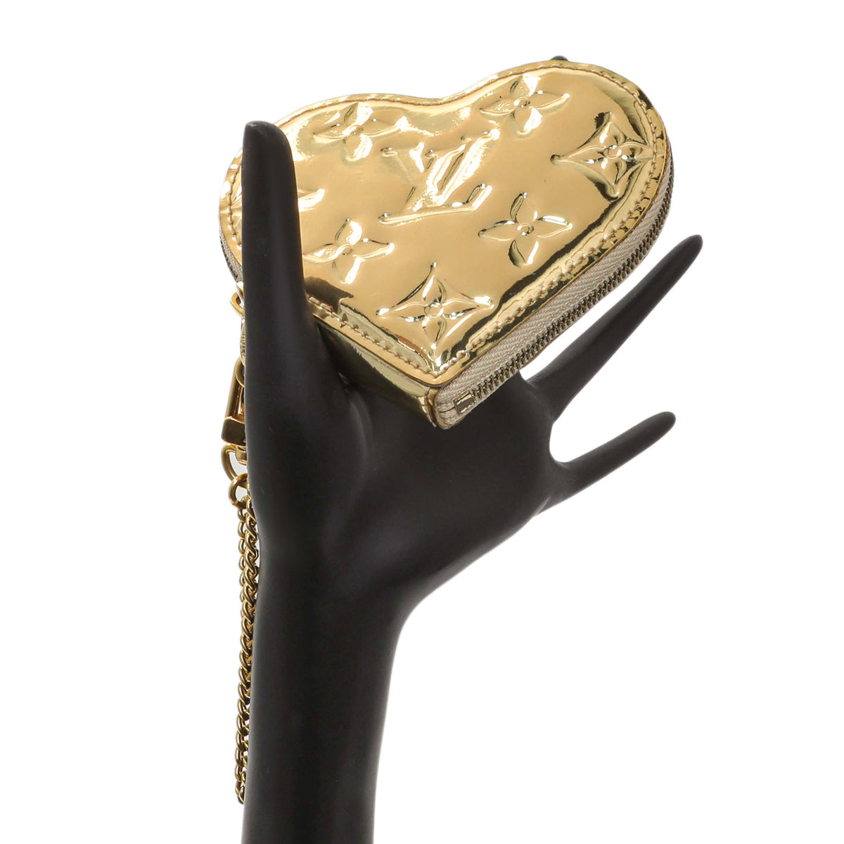 Louis Vuitton Monogram Miroir Heart Coin Purse Accessories Louis Vuitton