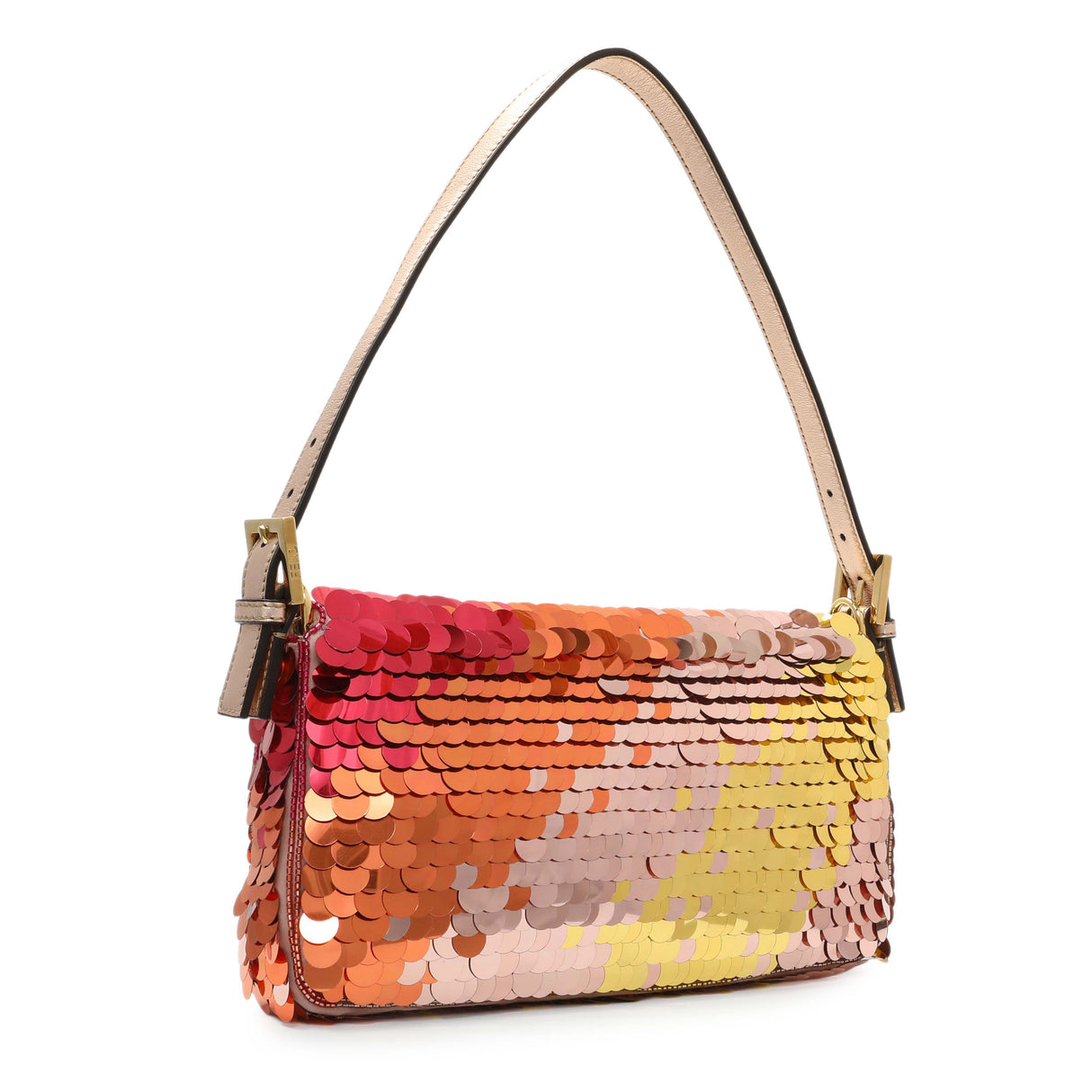 Fendi Multicolor Sequin Baguette Handbags Fendi