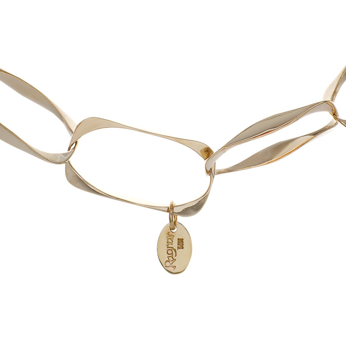 14K Yellow Gold Oversize Link Chain Fine Jewellery Modaselle