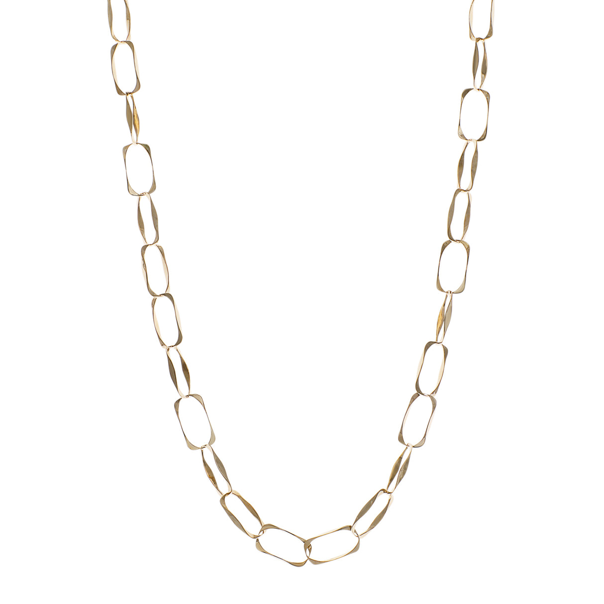 14K Yellow Gold Oversize Link Chain Fine Jewellery Modaselle