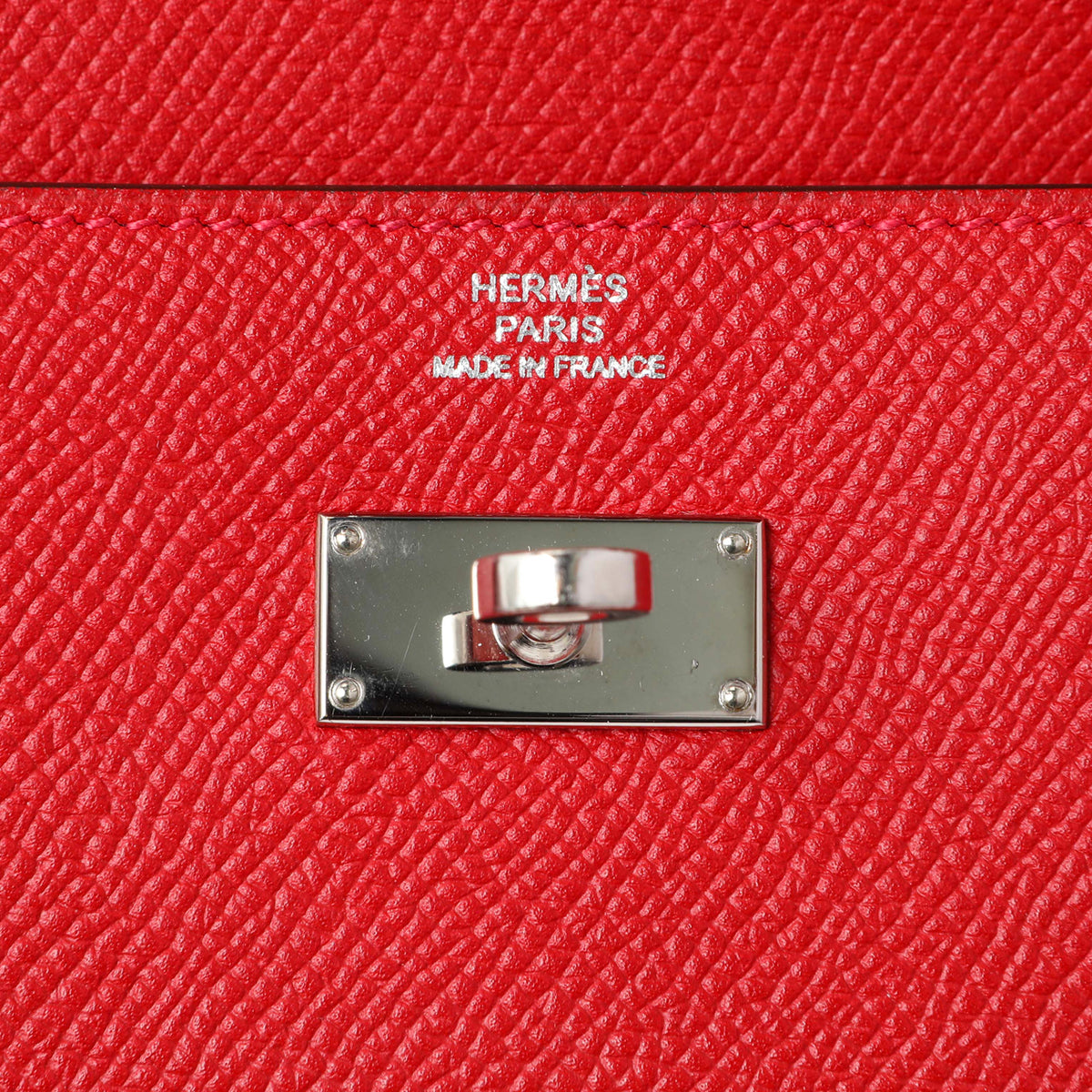 Hermes Red Epsom Kelly Longue Wallet Accessories Hermes