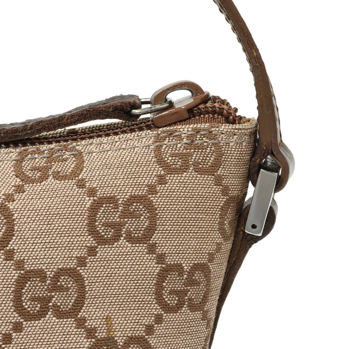 Gucci Monogram Canvas Boat Pochette Handbags Gucci