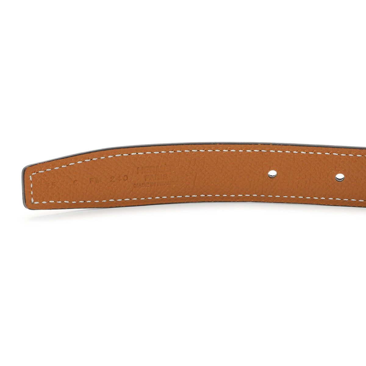 Hermes Black Swift Gold Epsom 24mm Mini Constance Reversible H Belt Accessories Hermes