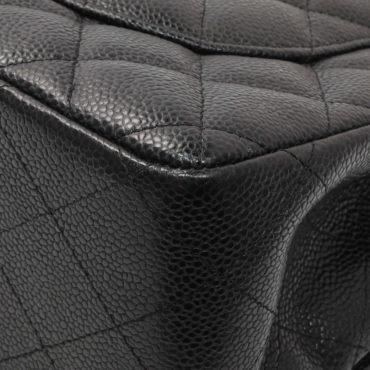 Chanel Black Caviar Jumbo Classic Double Flap Handbags Chanel