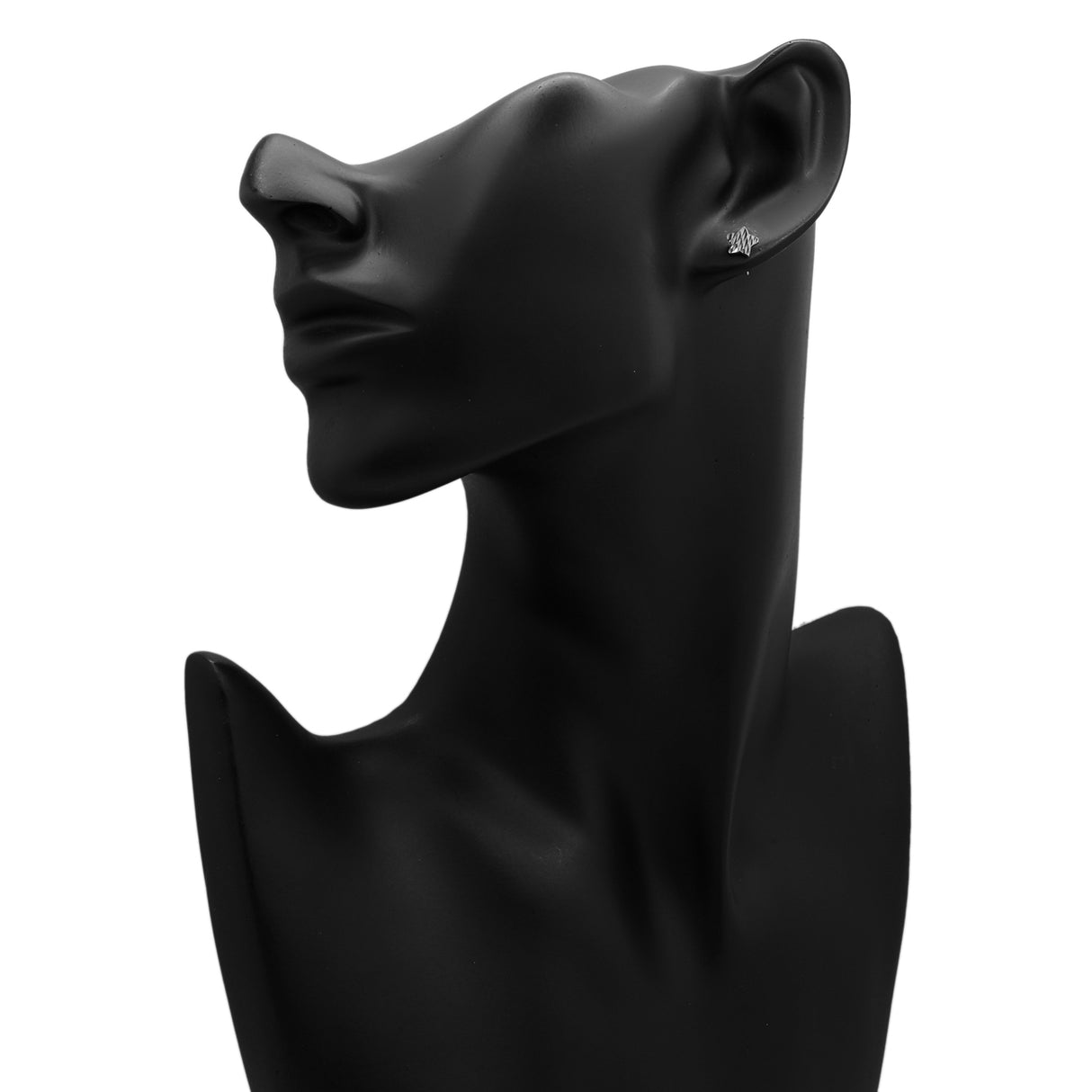 Platinum Star Stud Earrings Fine Jewellery Modaselle