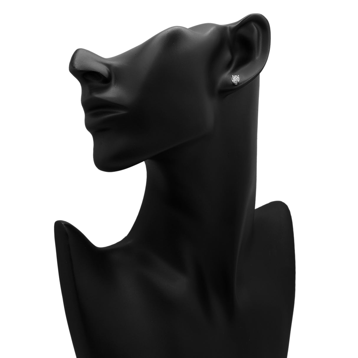 18K White Gold 0.83 Carat Diamond Earrings Fine Jewellery Modaselle