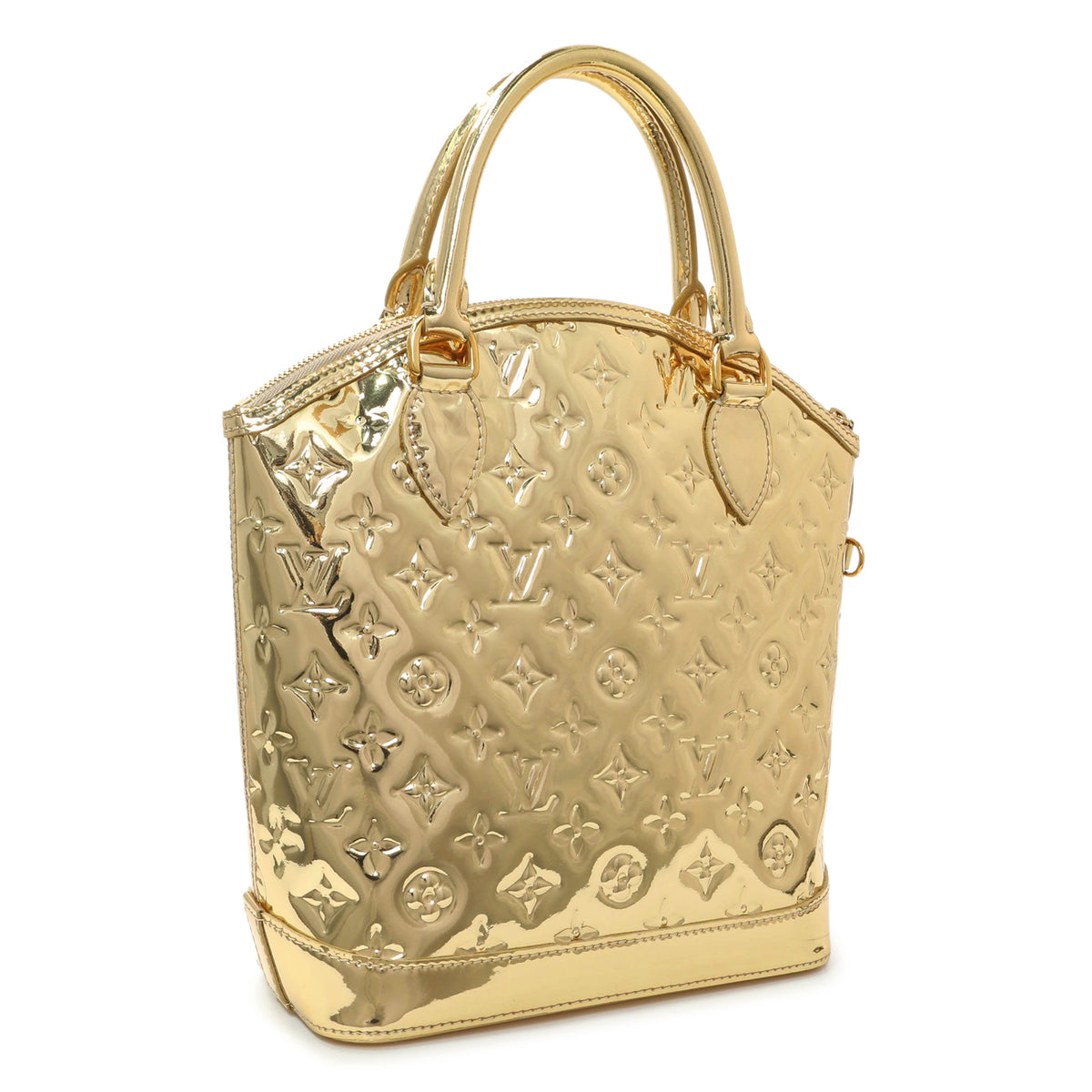 Louis Vuitton Gold Monogram Miroir Lockit PM Handbags Louis Vuitton