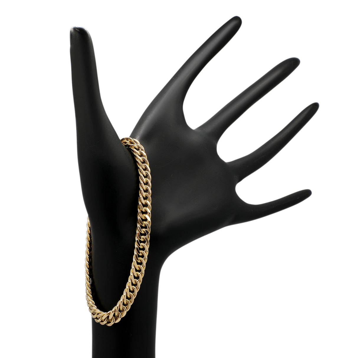 18K Yellow Gold Curb Link Bracelet Fine Jewellery Modaselle