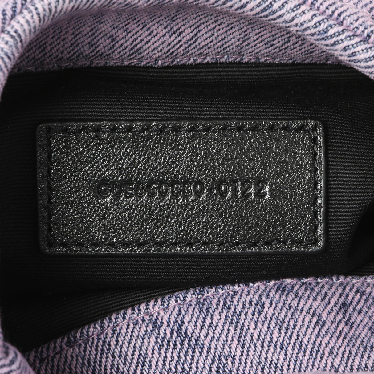 Saint Laurent Bleached Lilac Quilted Denim Loulou Puffer Monogram Clutch Handbags Saint Laurent