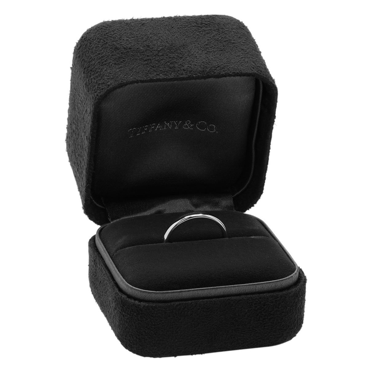 Tiffany & Co. Platinum 3mm Wedding Band Ring Designer Jewellery Tiffany and Co