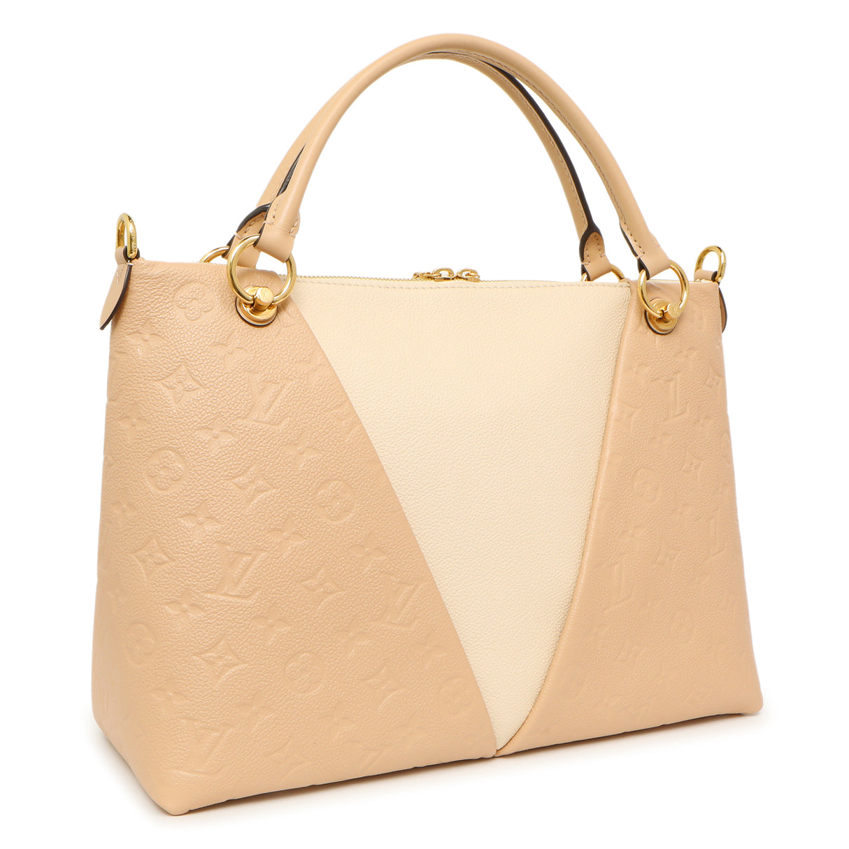 Louis Vuitton Beige Empreinte V Tote MM Handbags Louis Vuitton